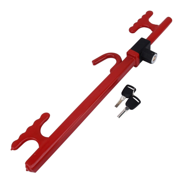 Car Auto Tempered Steel Anti-theft Steering Wheel Lock with Keys for Trucks Van SUV