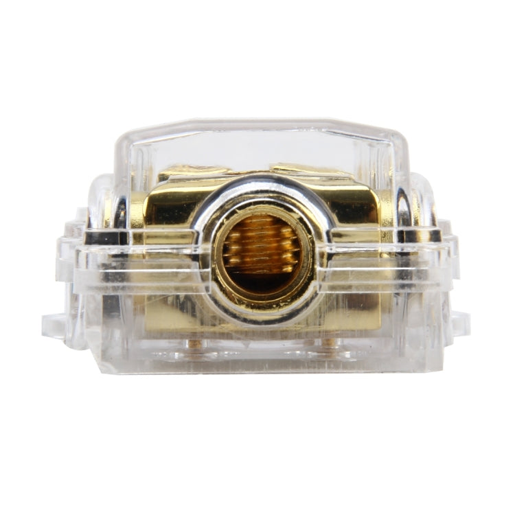 Car Auto 60A 1 in 2 Ways Fuse Holder Blade Fuse Holder for Car Audio Amplifier