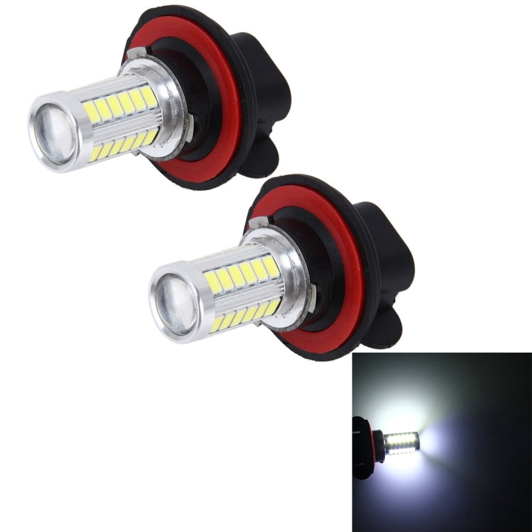 2 PCS H13 5W 400 LM 6000K Car Fog Lights with 33 SMD-5630 LEDs , DC 12V (White Light)