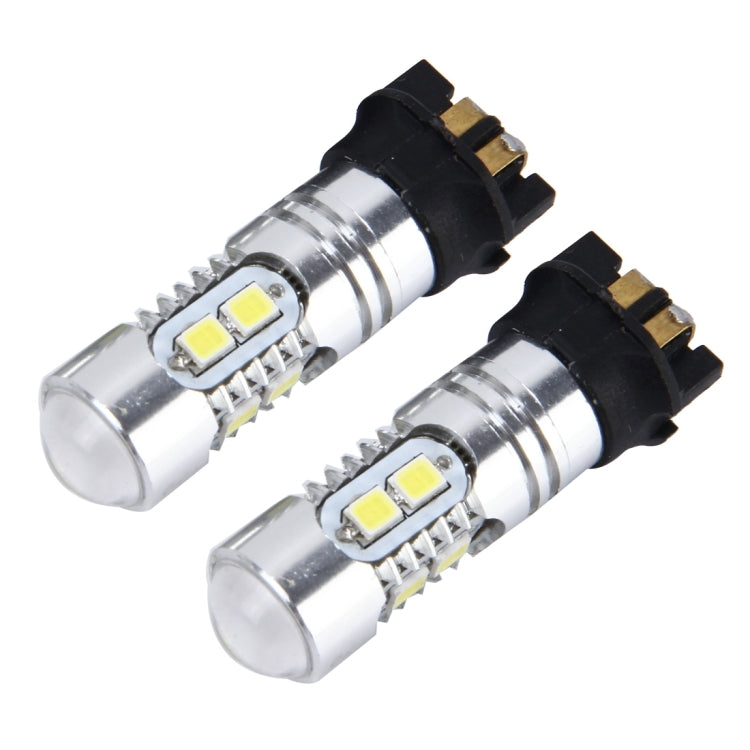 2 PCS PW24W 5W 400 LM 6000K Car Fog Lights with 10 SMD-2835 LEDs , DC 12V (White Light)