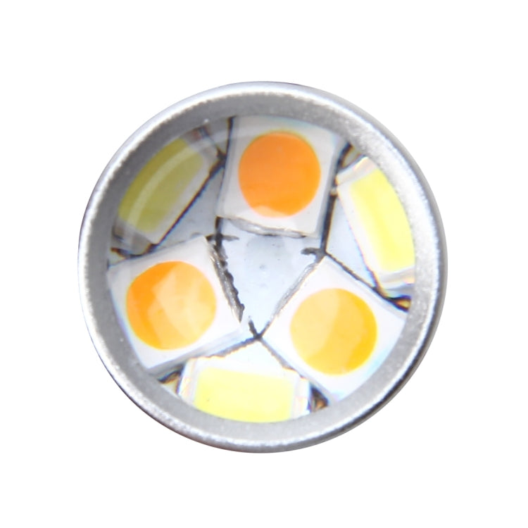 3157 7W 850 LM 6000K White + Yellow Light Day Running Light Turn Signal Light Brake Light with 21 SMD-2835-LED Lamps and 7 SMD-3030-LED Lamps. DC 12V