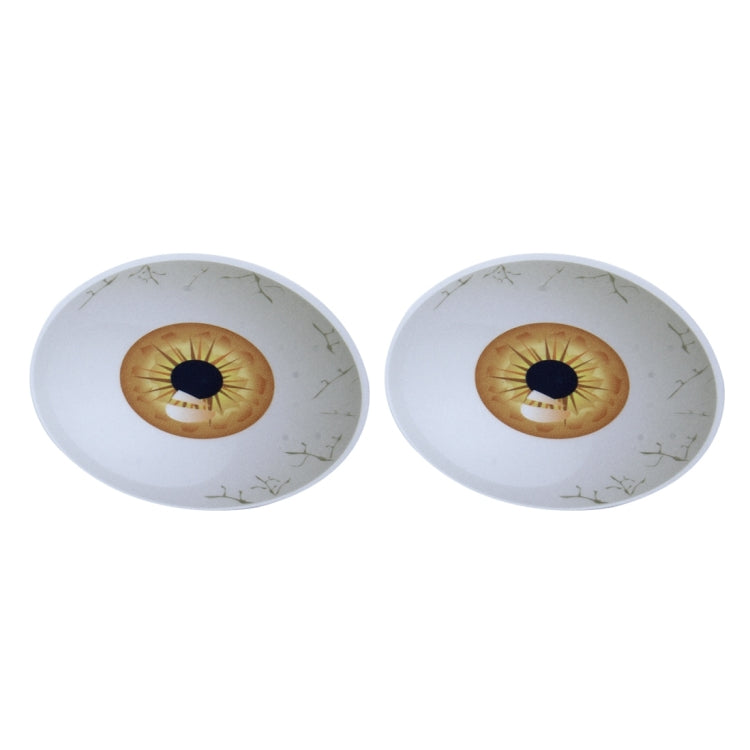 2 PCS Car Auto Creative 3D Eye Rear View Mirror Sticker