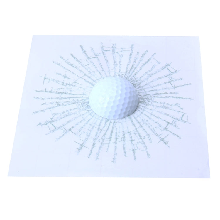 Creative 3D Deco Sport Golf Balls Car Window Crack Decal Sticker