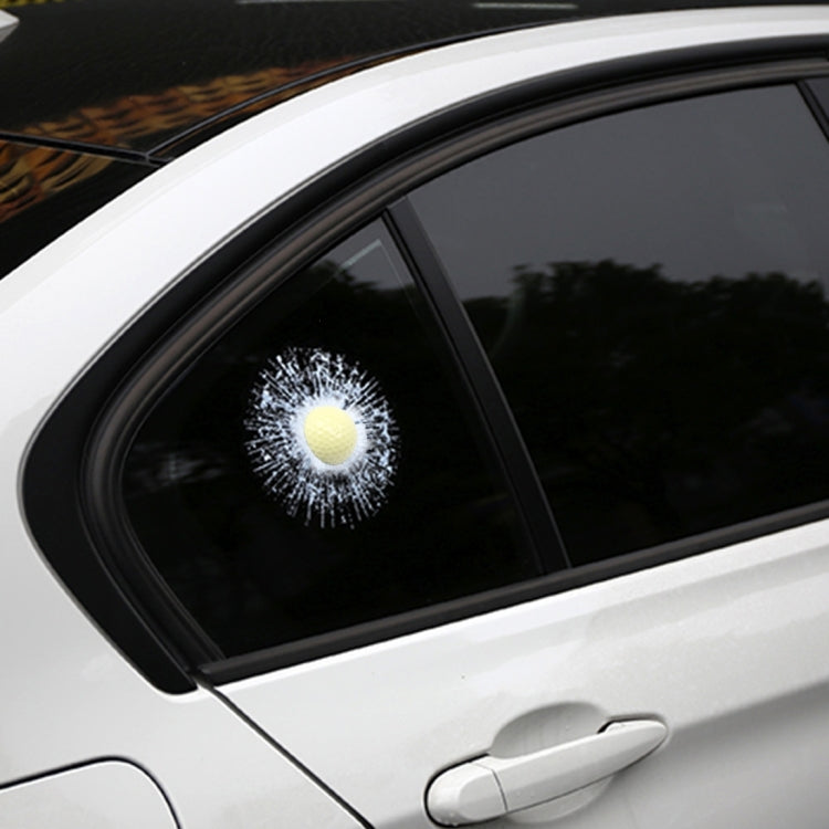 Creative 3D Deco Sport Golf Balls Car Window Crack Decal Sticker