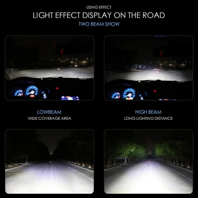 S2 2PCS H11 18W 1800LM 6500K 2 COB LED Waterproof IP67 Car Headlight Lamps, DC 9-32V(White Light)