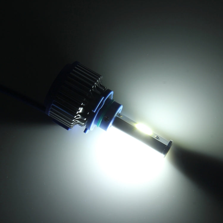 2 PCS H8/H11 24W 2600lm 6000K Car LED Headlight with 2 COB Lamps, DC 9-30V(White Light)