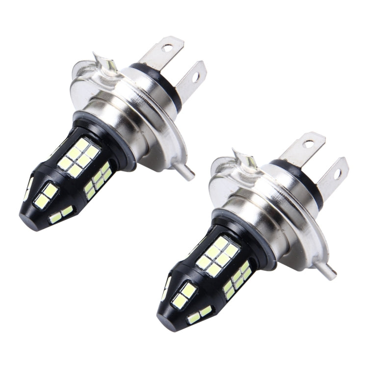2 PCS H4 10W 650 LM 6000K Car Fog Lights with 40 SMD-3030 LED Lamps, DC 12V (White Light)