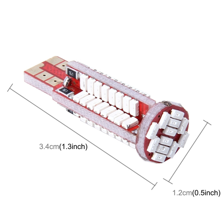 2 PCS T10 3W Error-Free Car Clearance Light with 76 SMD-3014 LED Lamp, DC 12V