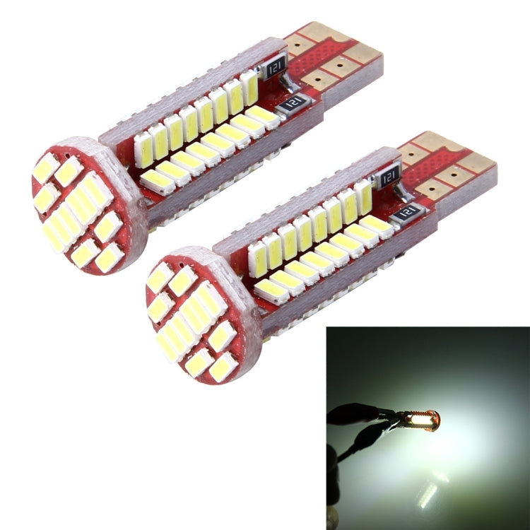 2 PCS T10 3W Error-Free Car Clearance Light with 76 SMD-3014 LED Lamp, DC 12V