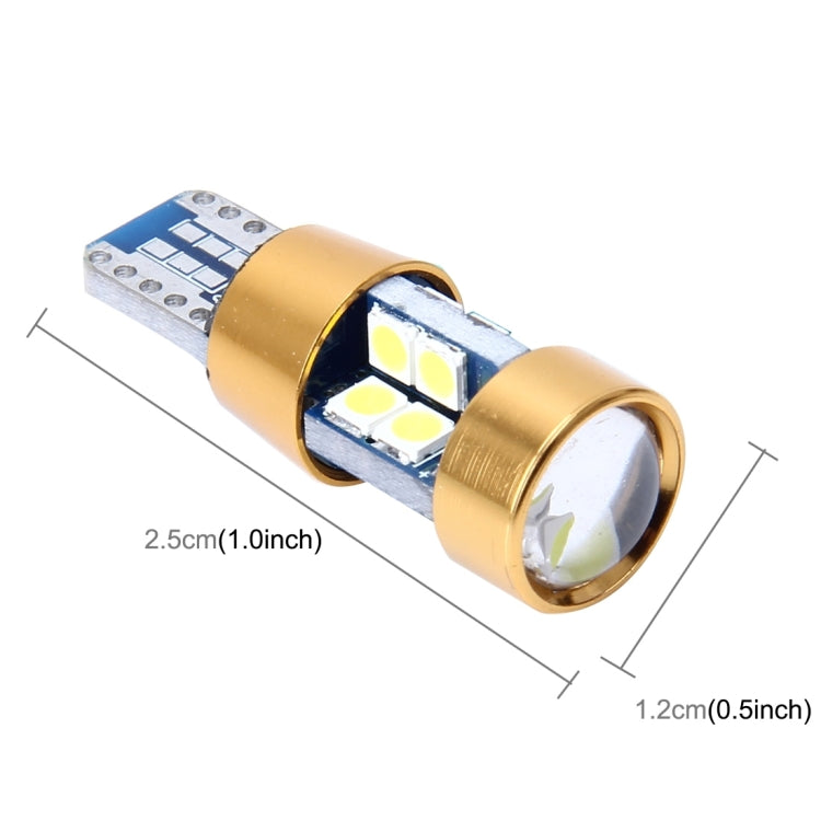 2 PCS T10 3W Error-Free Car Clearance Light with 19 SMD-3030 LED Lamp, DC 12V