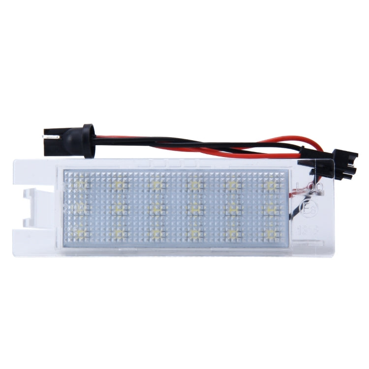 2 PCS License Plate Light with 24 SMD-3528 Lamps for Opel