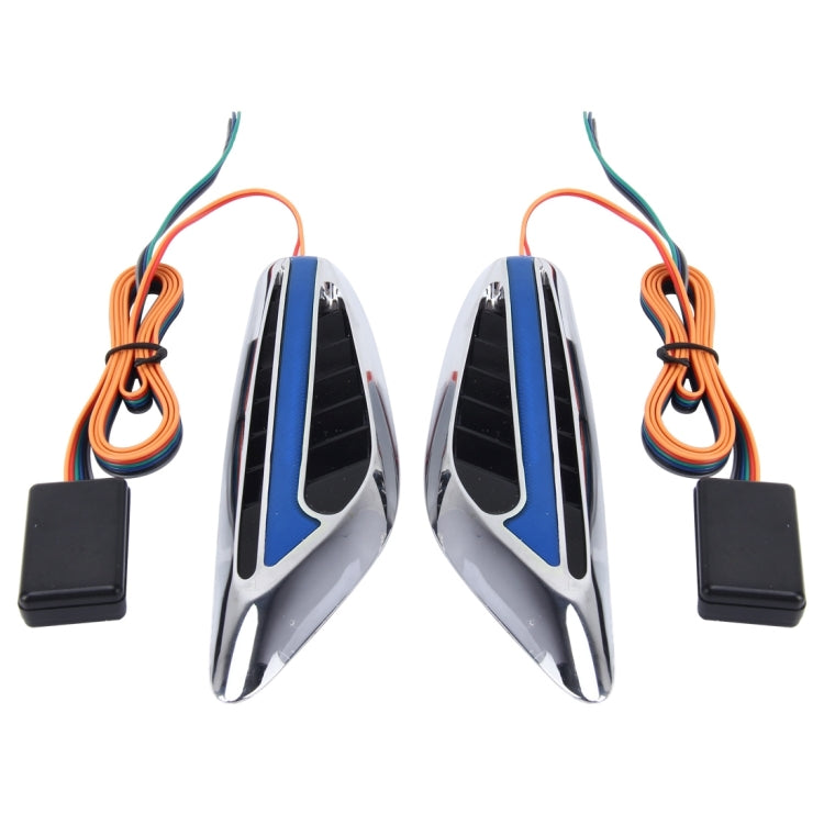 2 PCS 3W Universal Car Auto Blade Shape Fender Side Turn Signal Light with 23 LED Lamps, DC 12V