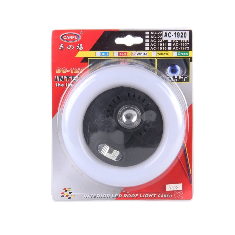 CARFU AC-1920 3W 5000K 100LM Interior LED Roof Light With 50LED Lamps, DC 12V(White Light)