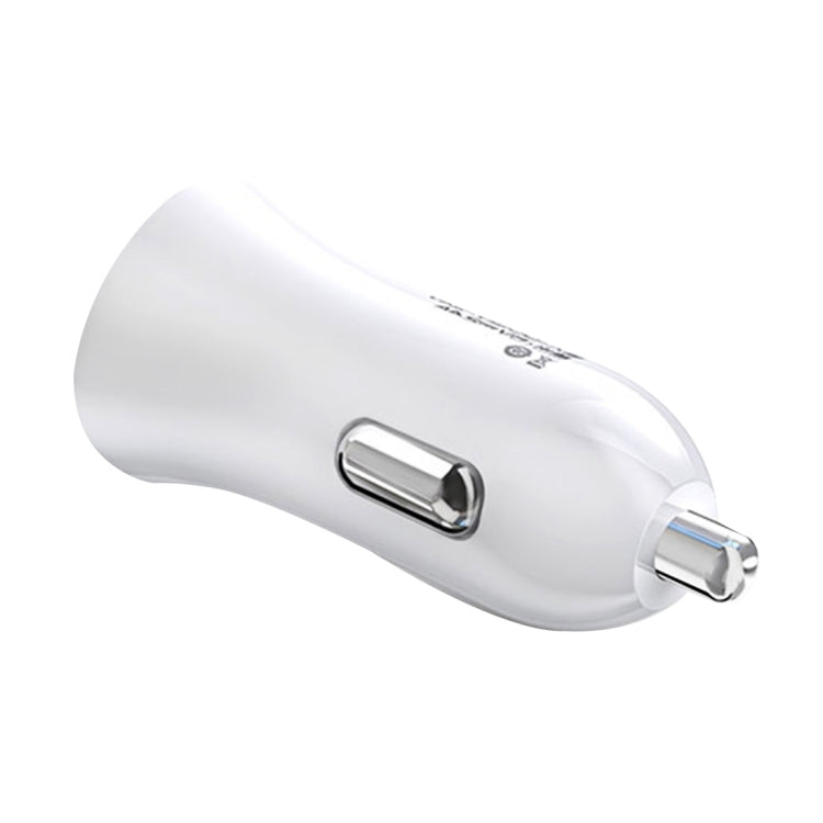 Teclast 2.4A Dual USB Port Quick Charging Smart Identification Current Mini ABS Car Charger for Smartphones, Tablets, Camera and PSV