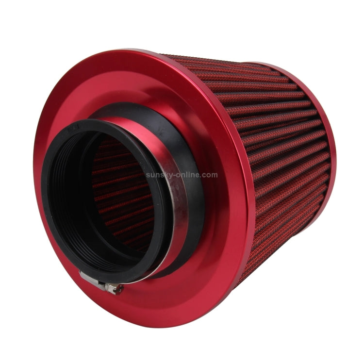 Universal Car Air Filter Mechanic Supercharger Car Car Filter Kits Air Intake Cool Filter, Size: 14.5*15cm(Red)(Red)