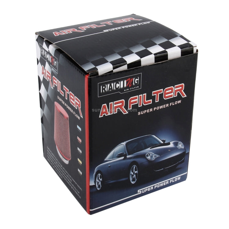 Universal Car Air Filter Mechanic Supercharger Car Car Filter Kits Air Intake Cool Filter, Size: 14.5*15cm(Red)(Red)