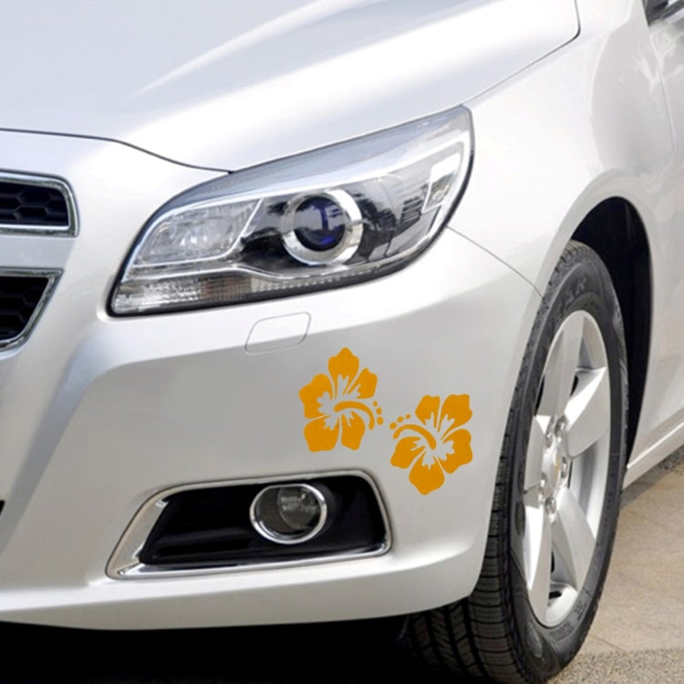 5 PCS Chrysanthemum Shape Plastic Car Free Sticker