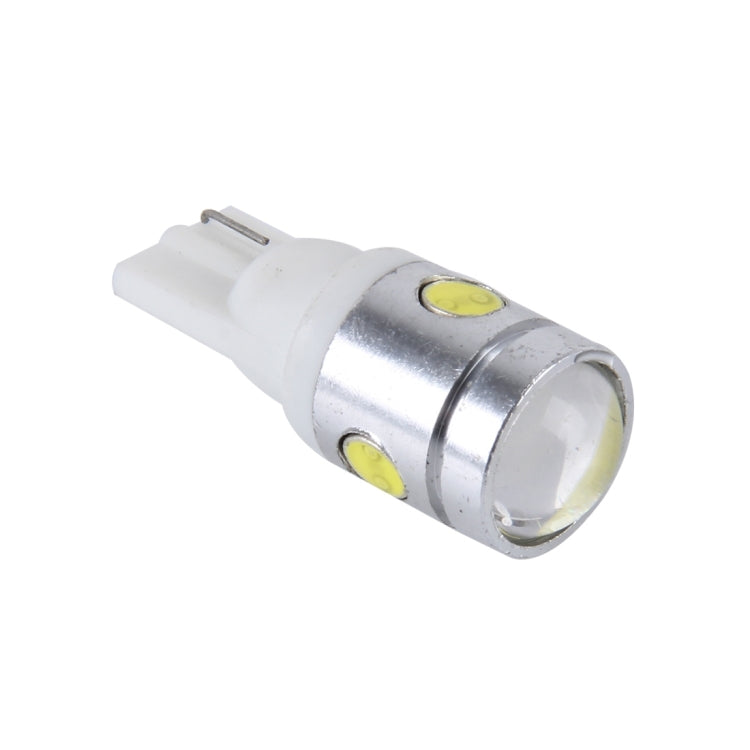 2PCS T10 2W 100LM 6000K 5 COB LEDs Car Clearance Lights Lamp, DC 12V(White Light)