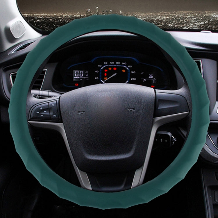 Distorted Lines Texture Universal Rubber Car Steering Wheel Cover Sets Four Seasons General