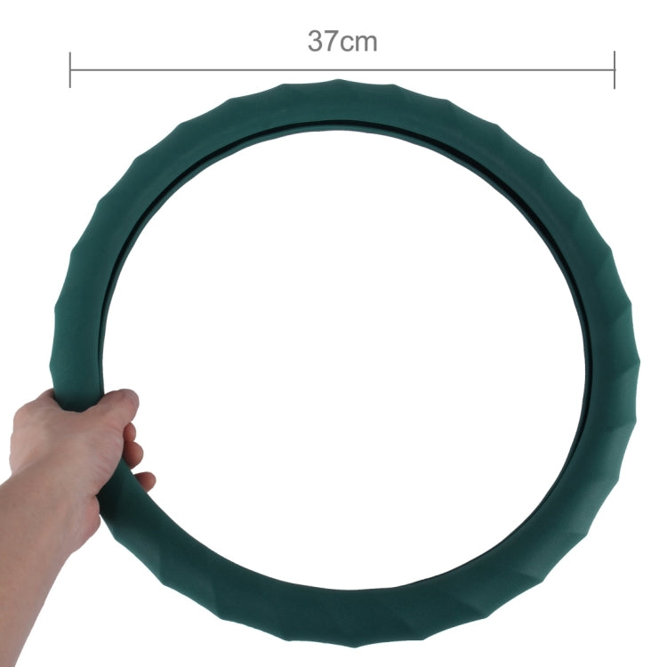 Distorted Lines Texture Universal Rubber Car Steering Wheel Cover Sets Four Seasons General