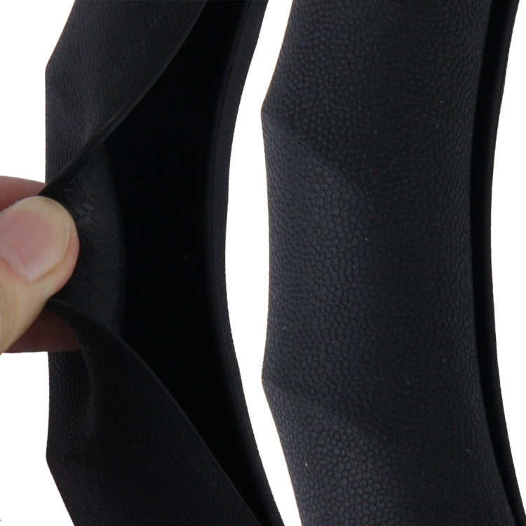 Distorted Lines Texture Universal Rubber Car Steering Wheel Cover Sets Four Seasons General