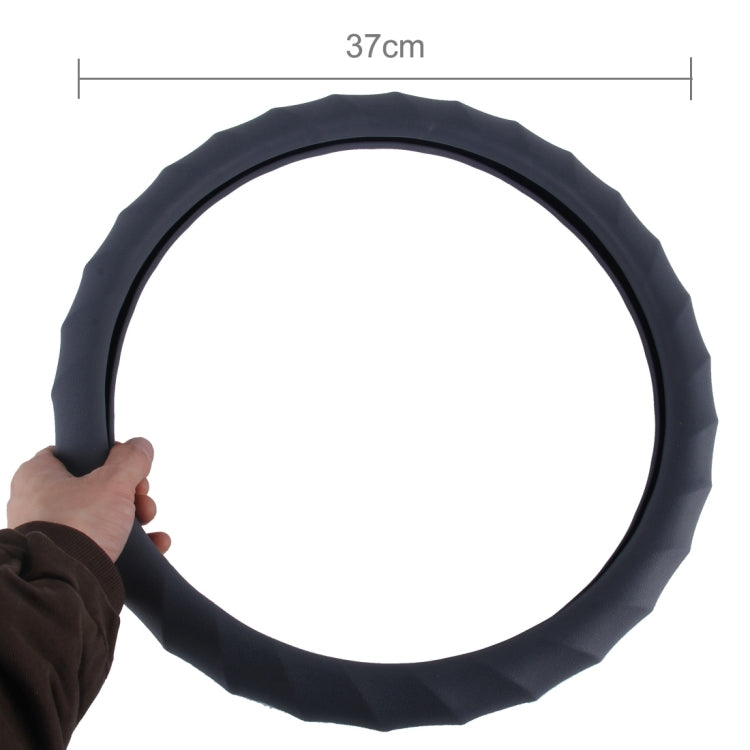 Distorted Lines Texture Universal Rubber Car Steering Wheel Cover Sets Four Seasons General