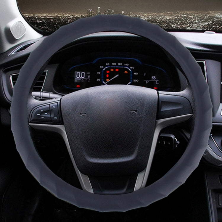 Distorted Lines Texture Universal Rubber Car Steering Wheel Cover Sets Four Seasons General