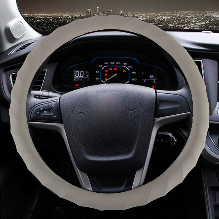 Distorted Lines Texture Universal Rubber Car Steering Wheel Cover Sets Four Seasons General