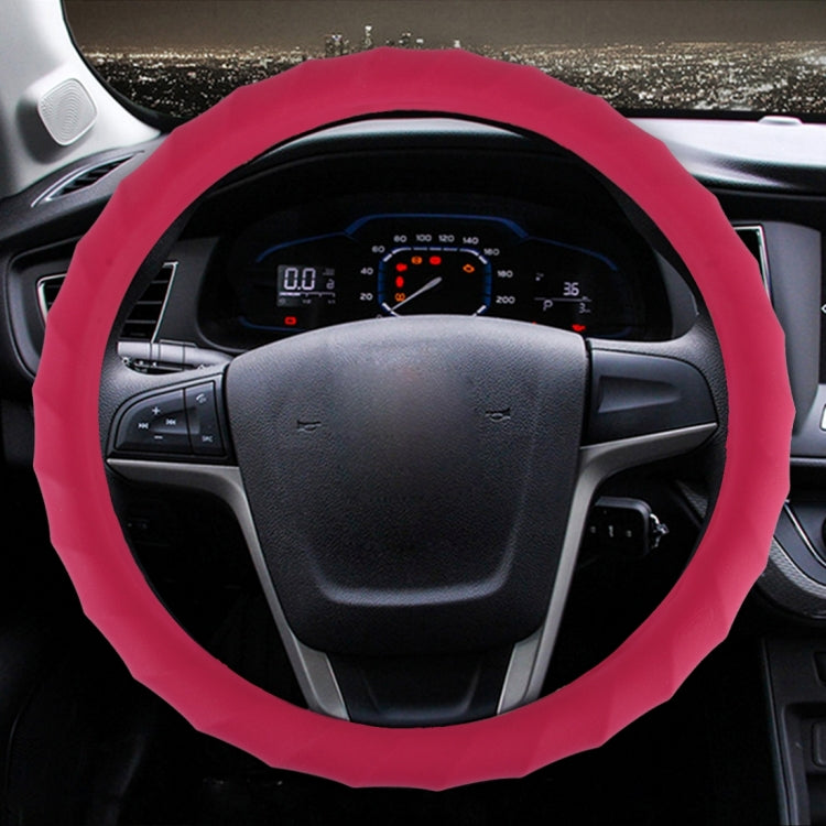 Distorted Lines Texture Universal Rubber Car Steering Wheel Cover Sets Four Seasons General