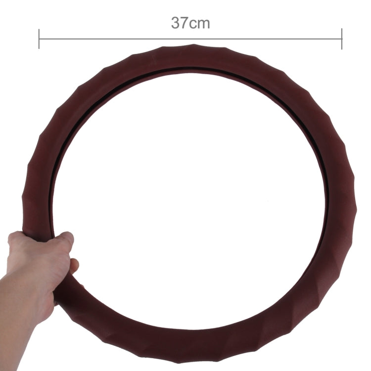 Distorted Lines Texture Universal Rubber Car Steering Wheel Cover Sets Four Seasons General