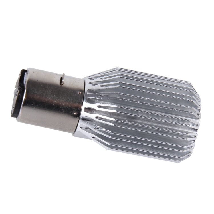 BA20D 5W 400lm 6000K COB LEDs Motorcycle Headlight Lamp, DC 9-80V(White Light)