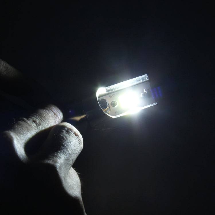 BA20D 5W 400lm 6000K COB LEDs Motorcycle Headlight Lamp, DC 9-80V(White Light)