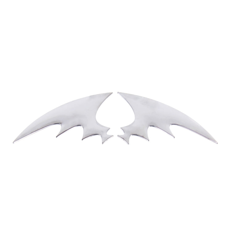 4 PCS Bat Wings Shape Shining Metal Car Free Sticker