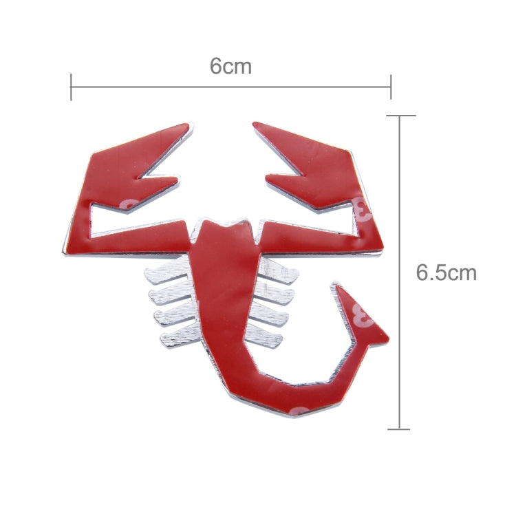 Scorpion Shape Shining Metal Car Free Sticker