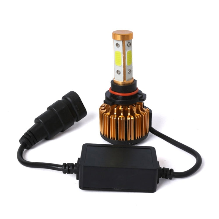 2 PCS X6 9005 36W 3600LM 6500K 4 COB LED Car Headlight Lamps