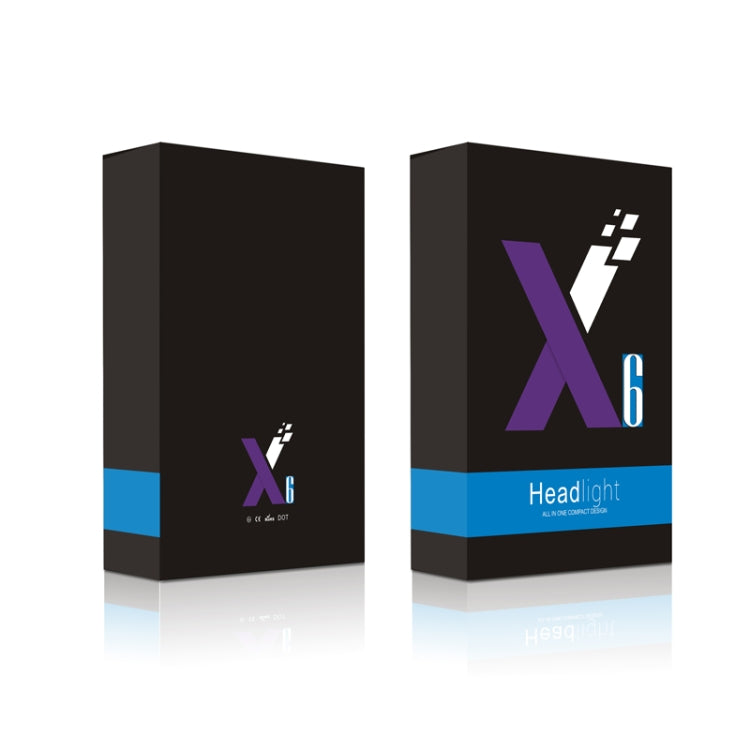 2 PCS X6 9006 36W 3600LM 6500K