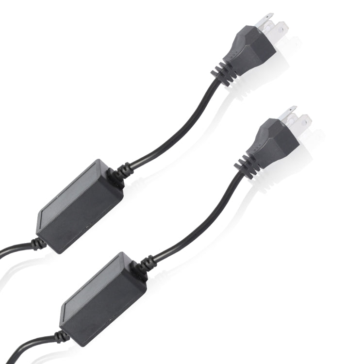 2 PCS X6 H4 36W 3600LM 6500K 4 COB LED Car Headlight Lamps