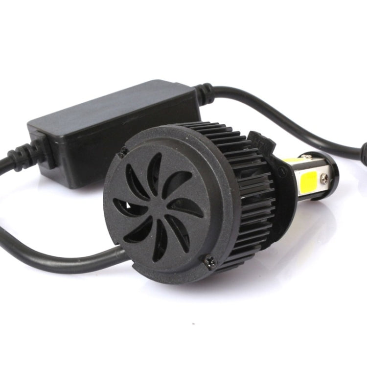 2 PCS X6 H7 36W 3600LM 6500K 4 COB LED Car Headlight Lamps