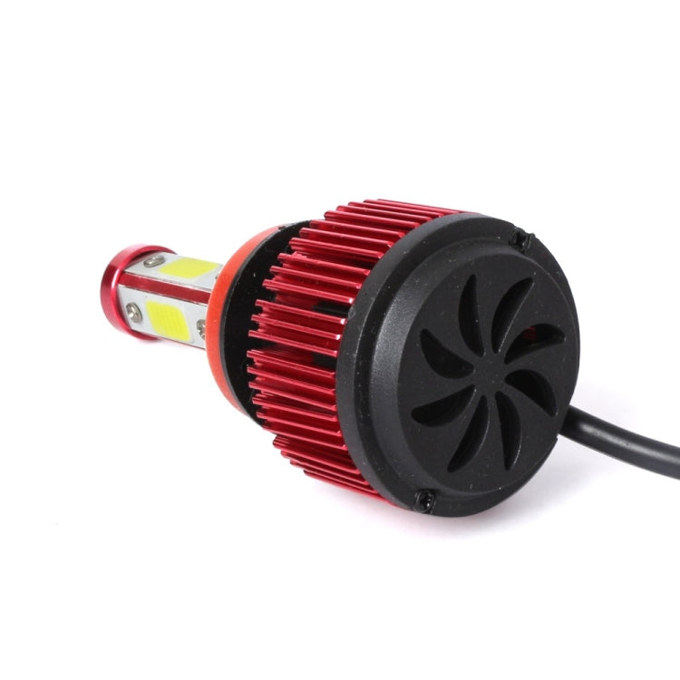 2 PCS X6 H8/H11 36W 3600LM 6500K 4 COB LED Car Headlight Lamps