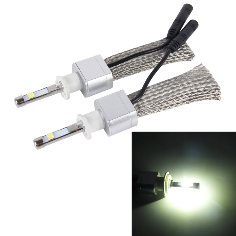 2 PCS H1 45W 5500lm 6000K Car LED Headlight with 2 CREE Lamps And Scattered Hotline, DC 8-32V(White Light)