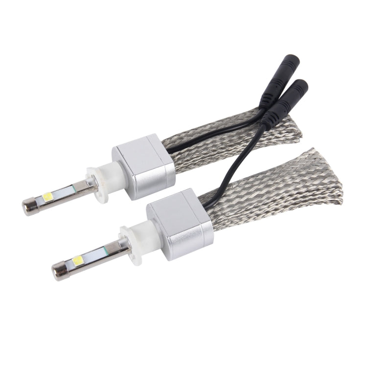 2 PCS H1 45W 5500lm 6000K Car LED Headlight with 2 CREE Lamps And Scattered Hotline, DC 8-32V(White Light)