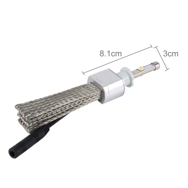 2 PCS H3 45W 5500lm 6000K Car LED Headlight with 2 CREE Lamps And Scattered Hotline, DC 8-32V(White Light)