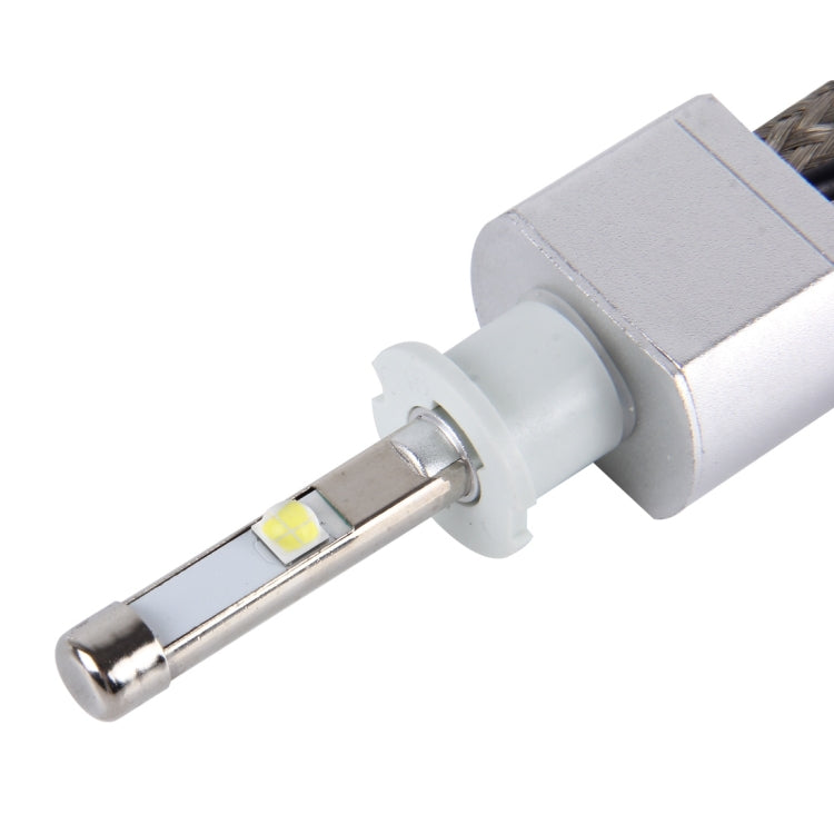 2 PCS H3 45W 5500lm 6000K Car LED Headlight with 2 CREE Lamps And Scattered Hotline, DC 8-32V(White Light)