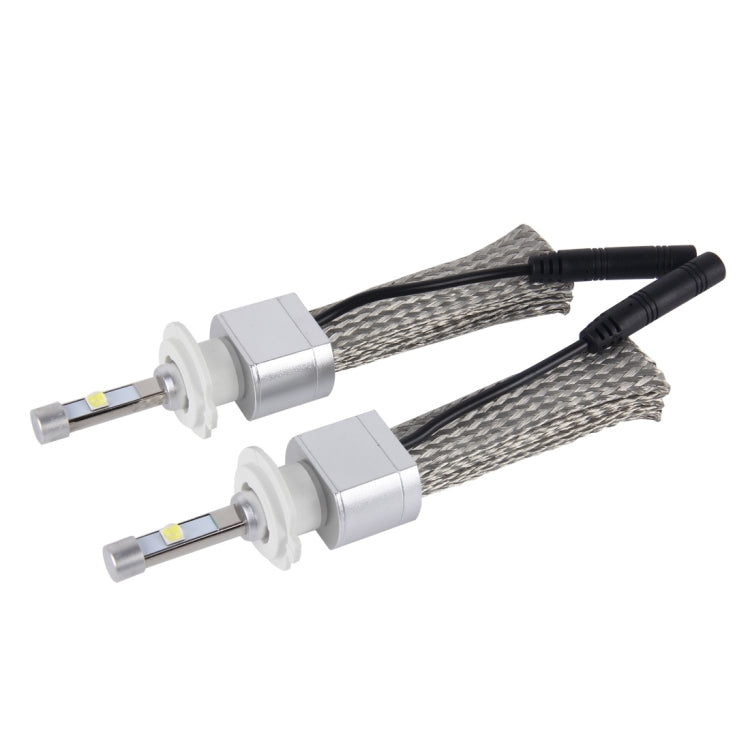2 PCS H7 45W 5500lm 6000K Car LED Headlight with 2 CREE Lamps And Scattered Hotline, DC 8-32V(White Light)