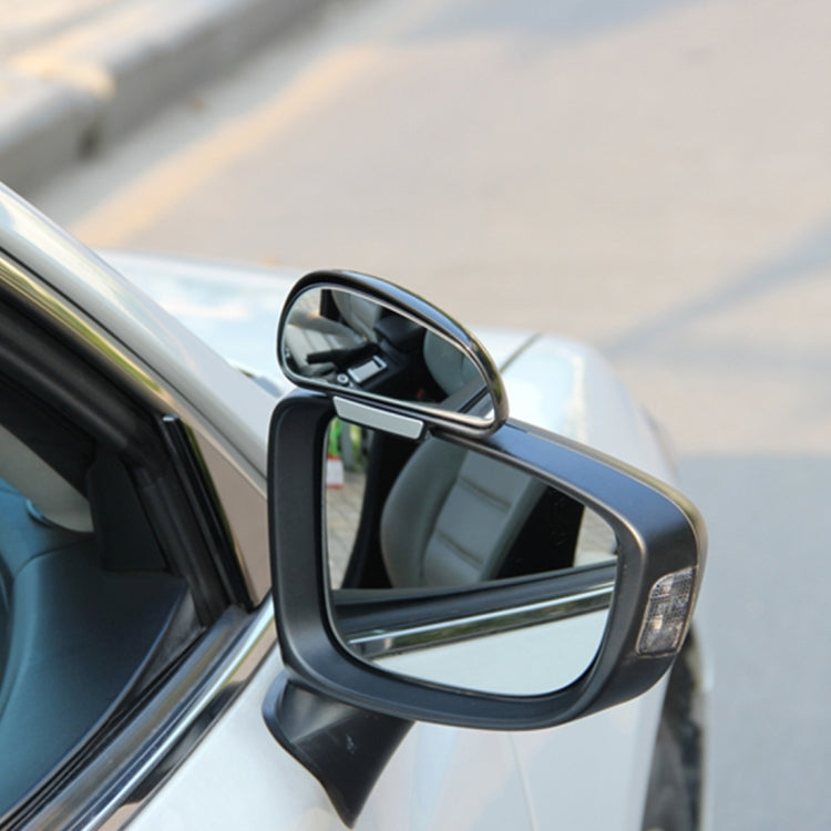 3R-092 Car Blind Spot Right Rear View Wide Angle Adjustable Mirror(Black)