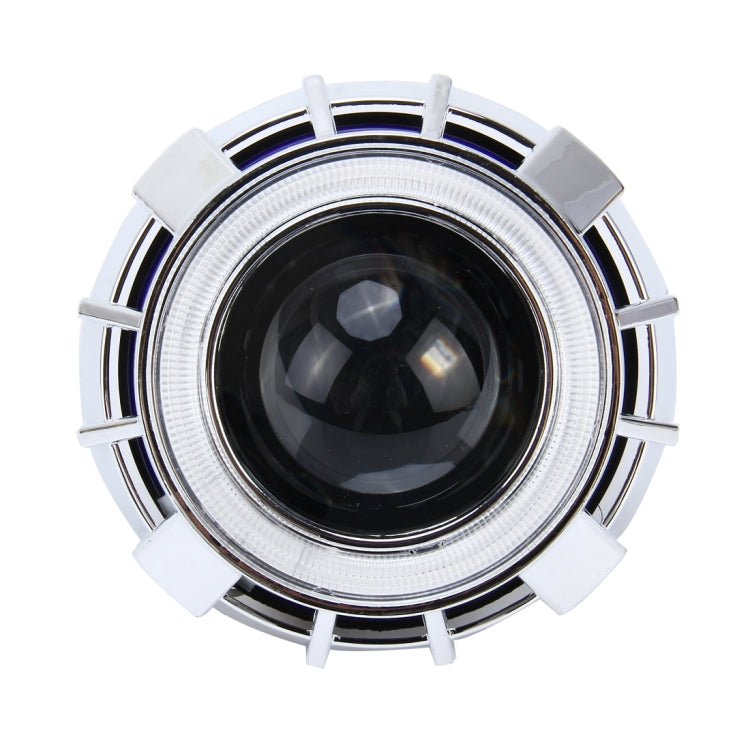 2 PCS H1 3.0 inch 12V Bi-Xenon Projector Lens Headlight Kit with Exquisite Angle Eyes Decoration