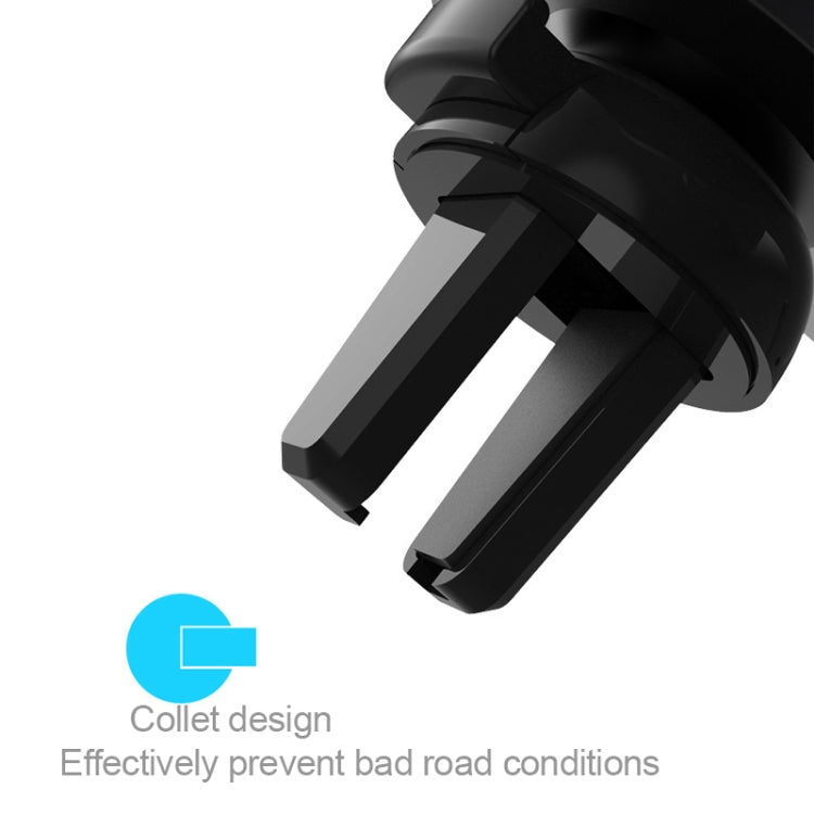 Litchi Texture Gravity Car Mount Phone Holder