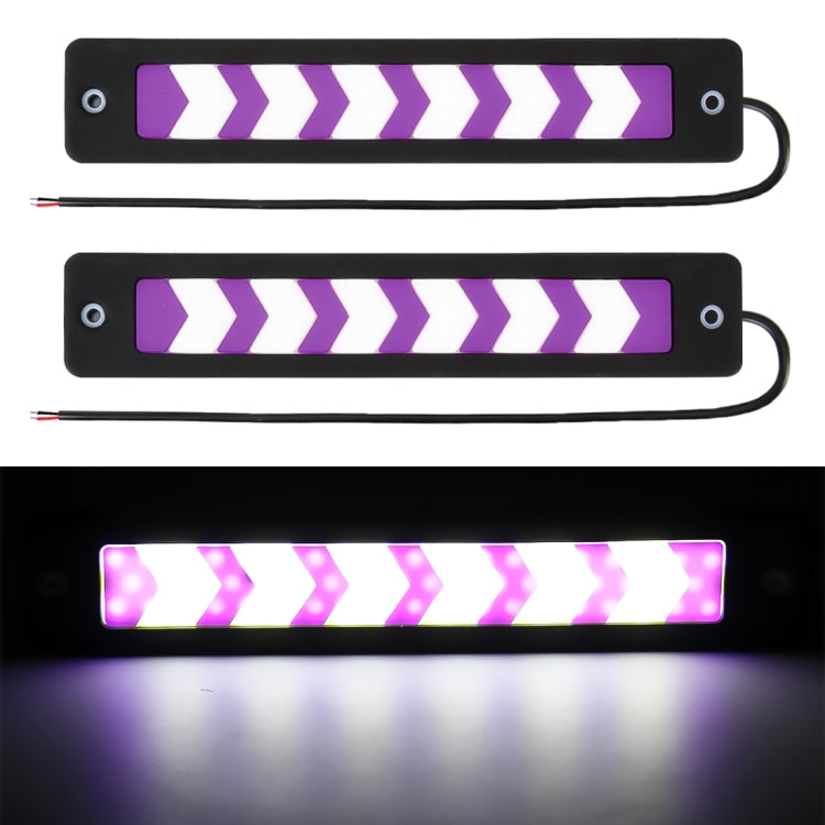 2 PCS 6W LED COB LEDs Daytime Running Lights Lamps, DC 12V