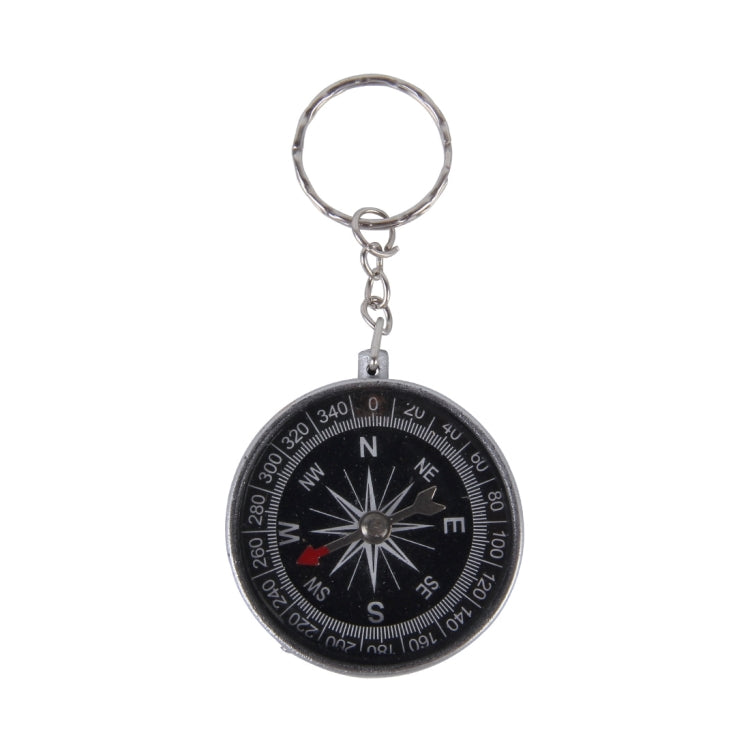 Portable Survival Compass with Keychain Key Ring for Hiking and Camping