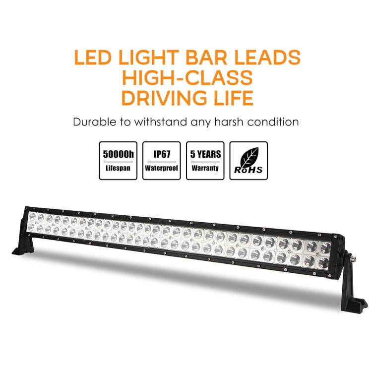 30 inch 2 Rows 70W 6000K IP67 Car Boat Marine Work Lights Spotlight LED Bulbs, DC 10-30V